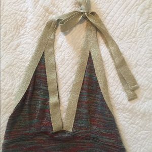 3 FOR $20 - Halter Multicolor Glitter Bodysuit